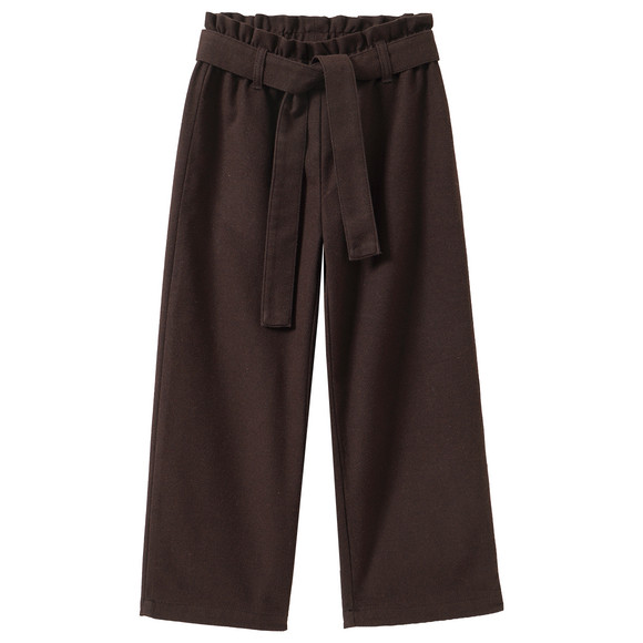 Mädchen Wide-Leg-Hose mit Paperbag-Bund