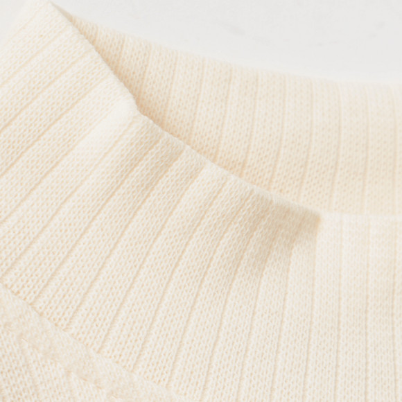 Mädchen Langarmshirt mit Rippstruktur