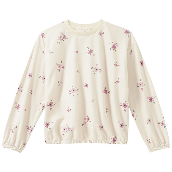 Mädchen Sweatshirt mit Allover-Motiv