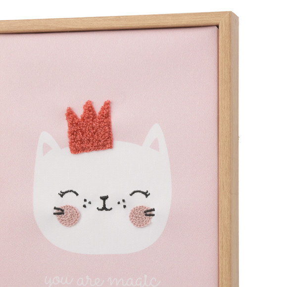 Wanddecoratie met kattenmotief