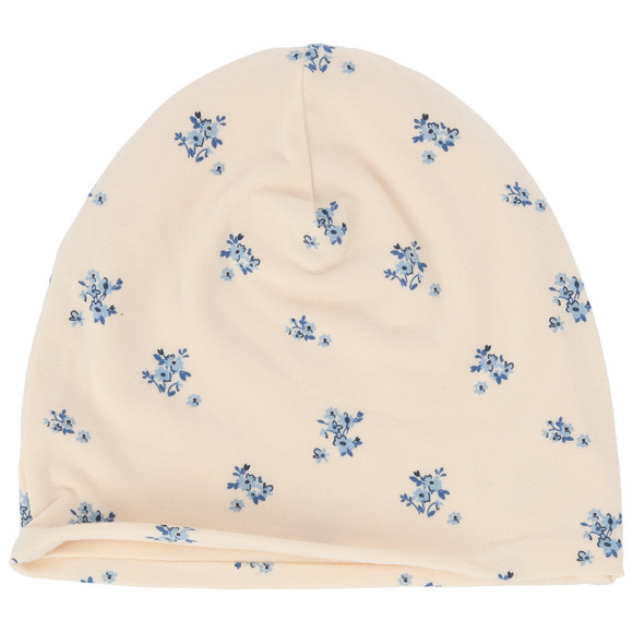 Baby Mütze mit Blümchen