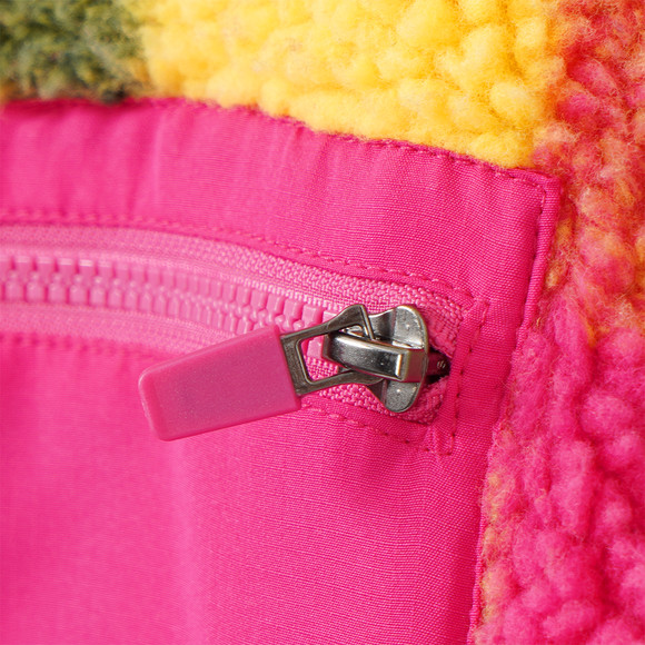 Mädchen Teddyjacke bunt kariert
