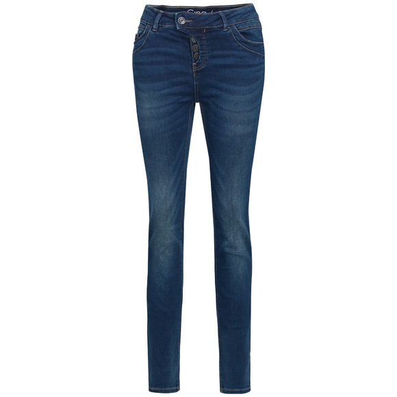 Damen Slim-Jeans im 5-Pocket-Style