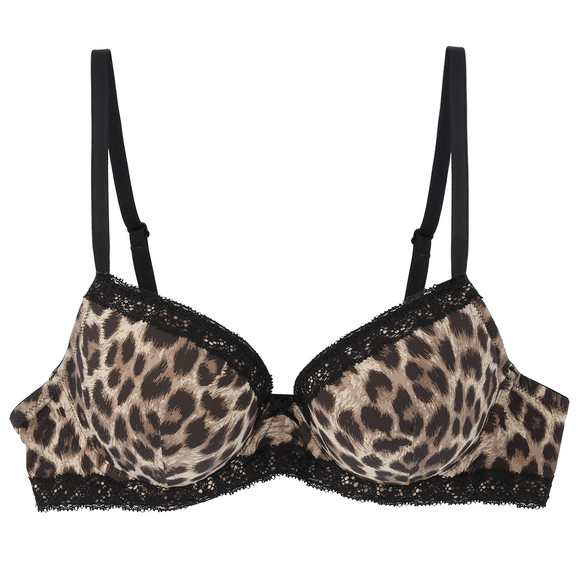 Beugel-bh voor dames met luipaardprint