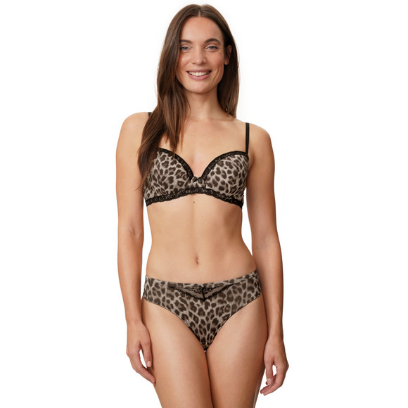Beugel-bh voor dames met luipaardprint