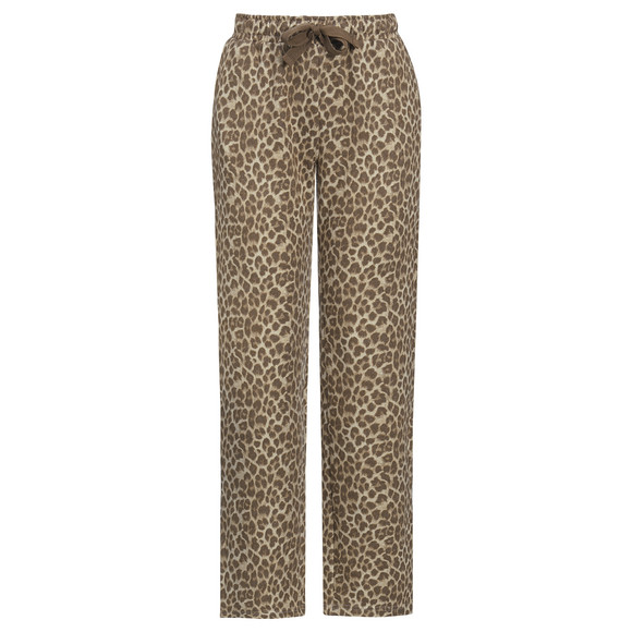 Damen Loungewear-Hose im Leo-Look