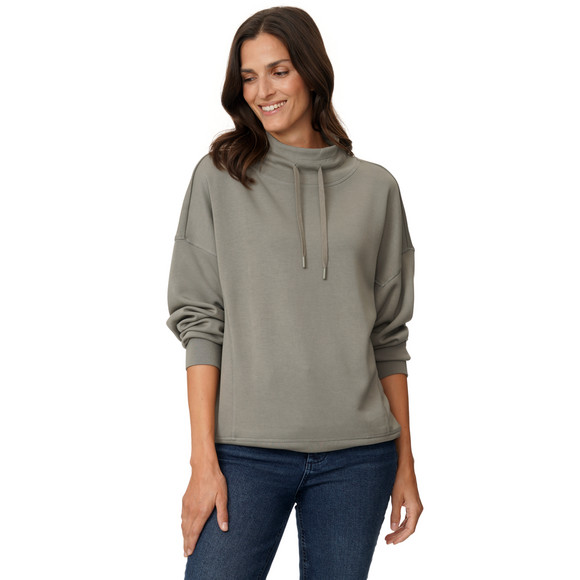 Damen Modal-Shirt mit Stehkragen