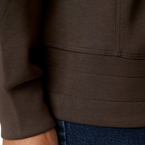 Damen Modal-Shirt mit Stehkragen