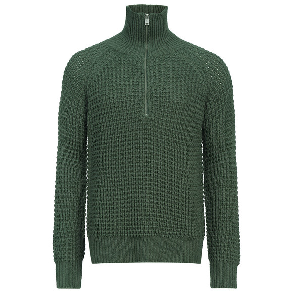 Herren Strickpullover im Troyer-Style