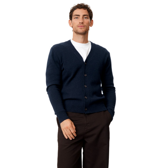 Herren Woll-Strickjacke mit Kaschmir