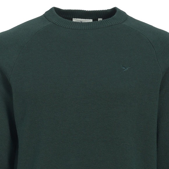 Herren Strickpullover mit kleiner Stickerei