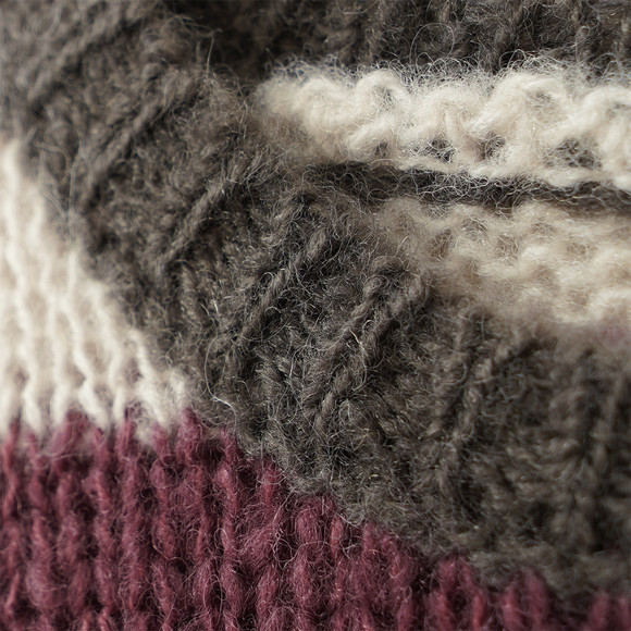 Kinder Woll-Strickpullover mit Blockstreifen