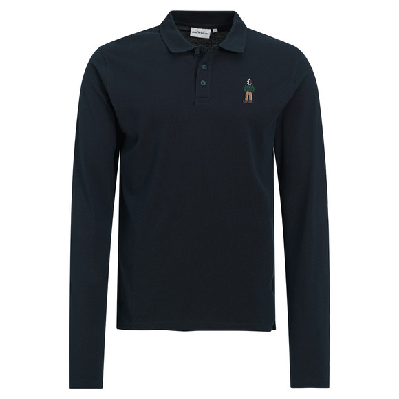 Herren Poloshirt mit Hunde-Motiv