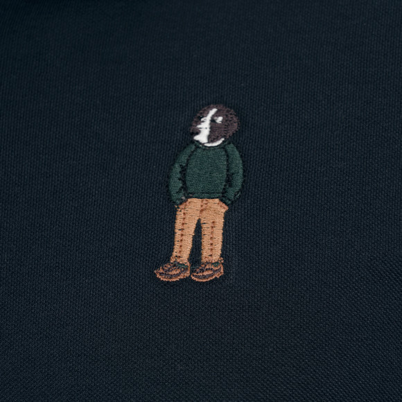 Herren Poloshirt mit Hunde-Motiv
