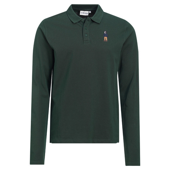 Herren Poloshirt mit Hunde-Motiv