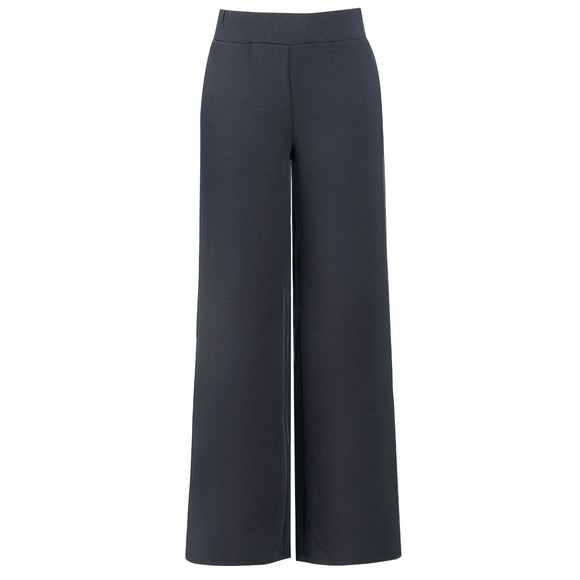 Damen Modal-Wide-Leg-Hose mit Elastikbund