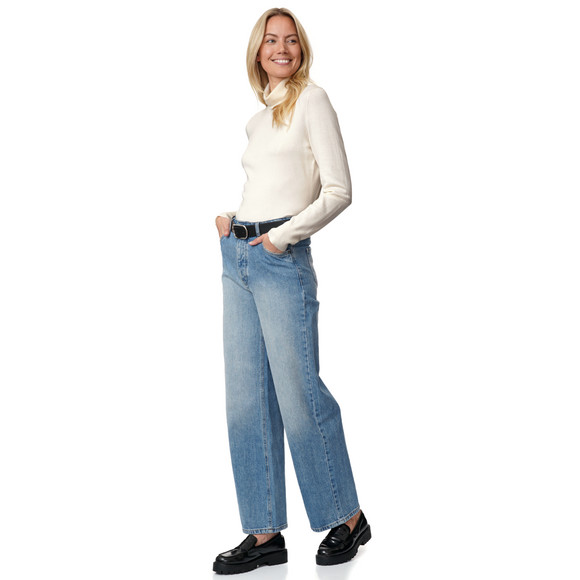 Damen Rollkragenpullover aus Feinstrick