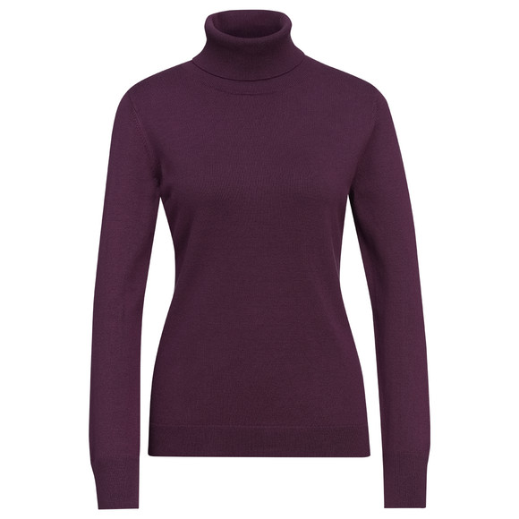 Damen Rollkragenpullover aus Feinstrick