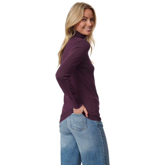 Damen Rollkragenpullover aus Feinstrick
