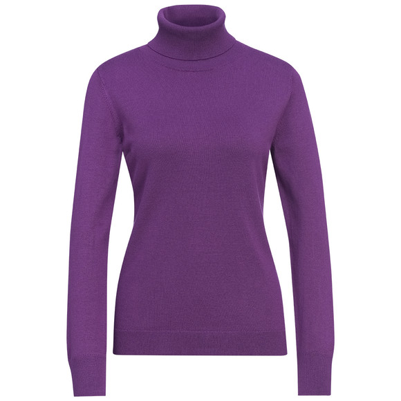 Damen Rollkragenpullover aus Feinstrick