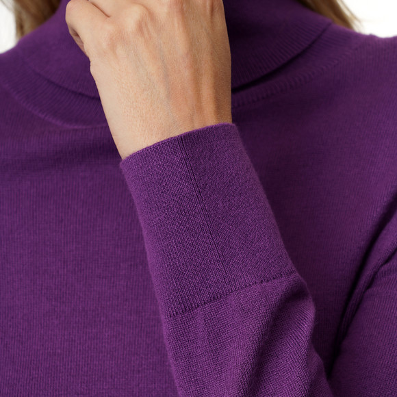Damen Rollkragenpullover aus Feinstrick