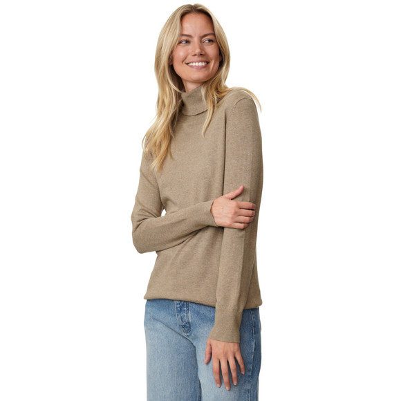 Damen Rollkragenpullover aus Feinstrick