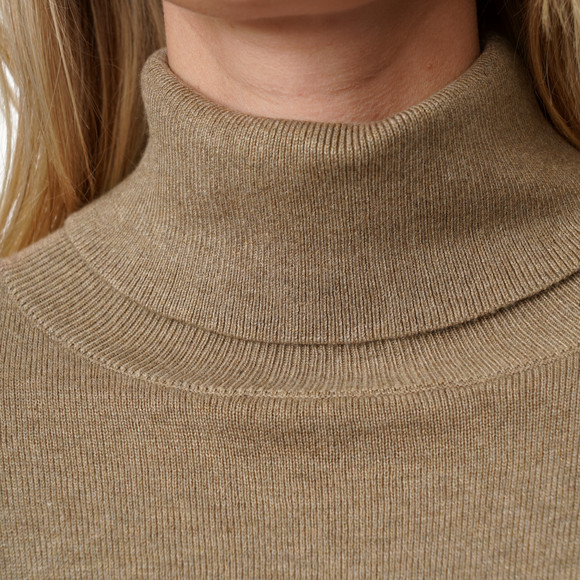 Damen Rollkragenpullover aus Feinstrick