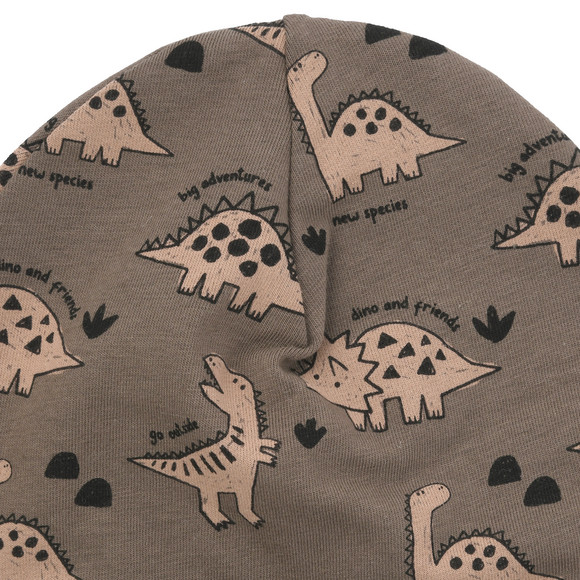 Baby Mütze mit Dino-Motiven
