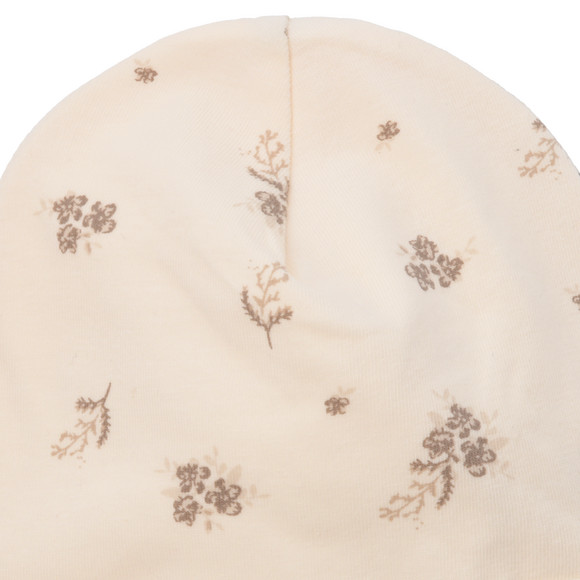 Baby Beanie mit floralem Muster
