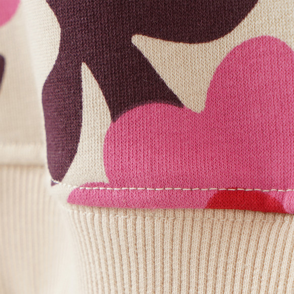 Mädchen Sweatshirt mit Allover-Print
