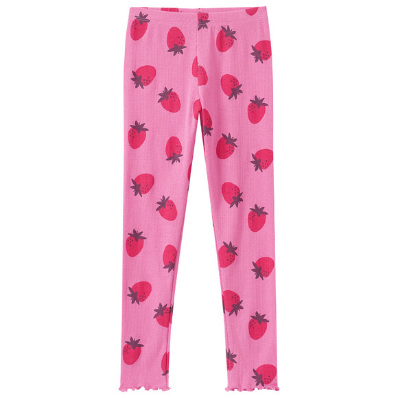 Mädchen Leggings mit Rippstrukur