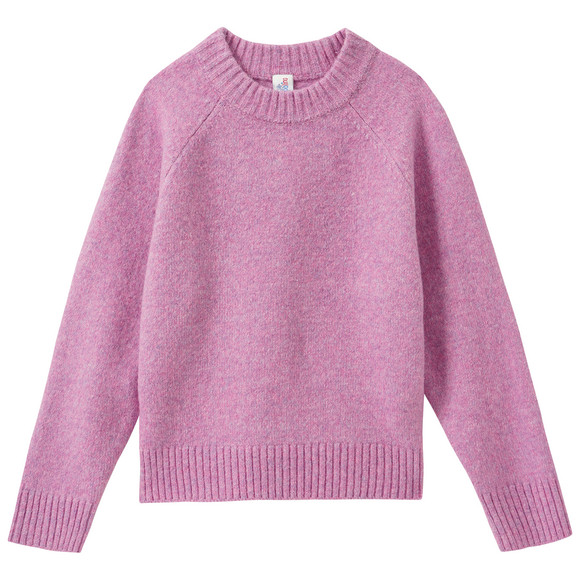 Mädchen Feinstrickpullover meliert