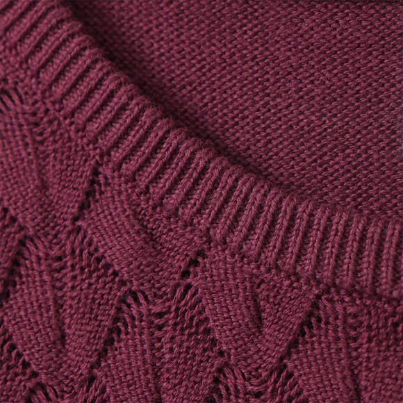 Mädchen Strickkleid mit Wabenstruktur