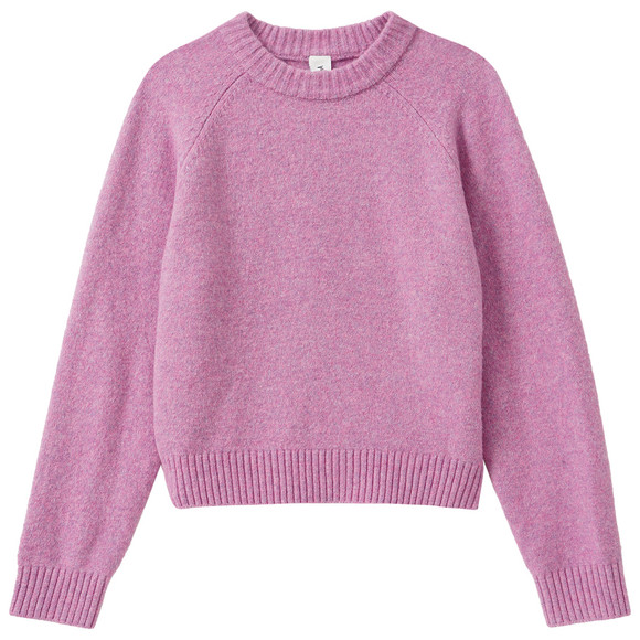 Mädchen Feinstrickpullover meliert