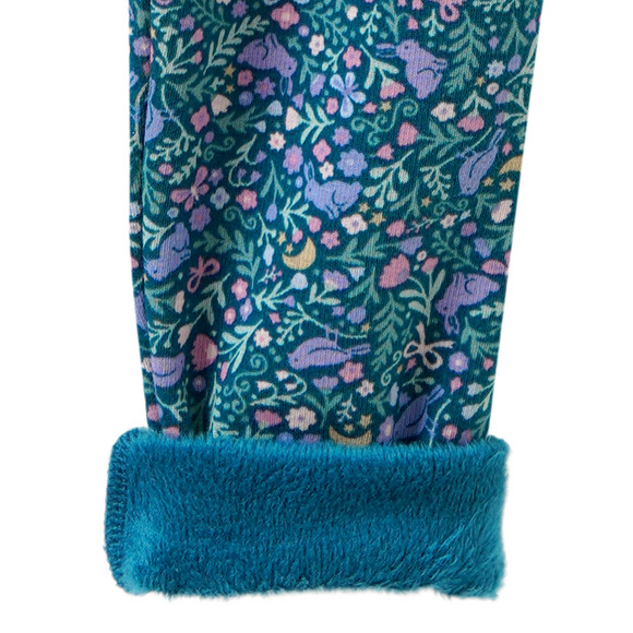 Mädchen Thermo-Leggings mit Allover-Print