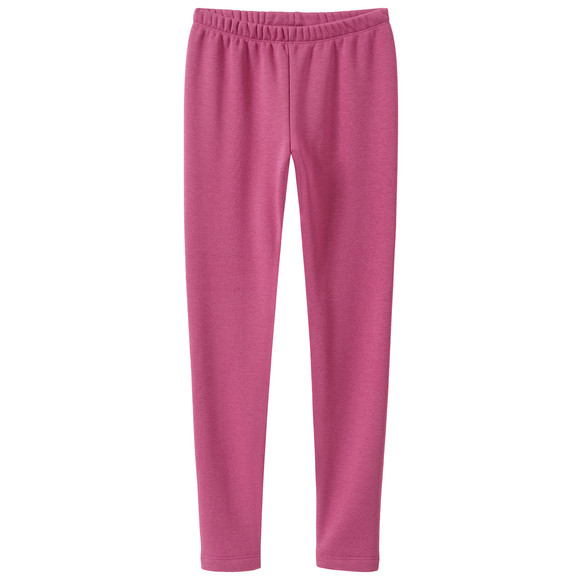Mädchen Thermo-Leggings unifarben