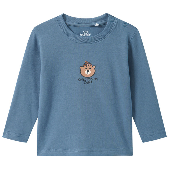 Baby-shirt met lange mouwen en print