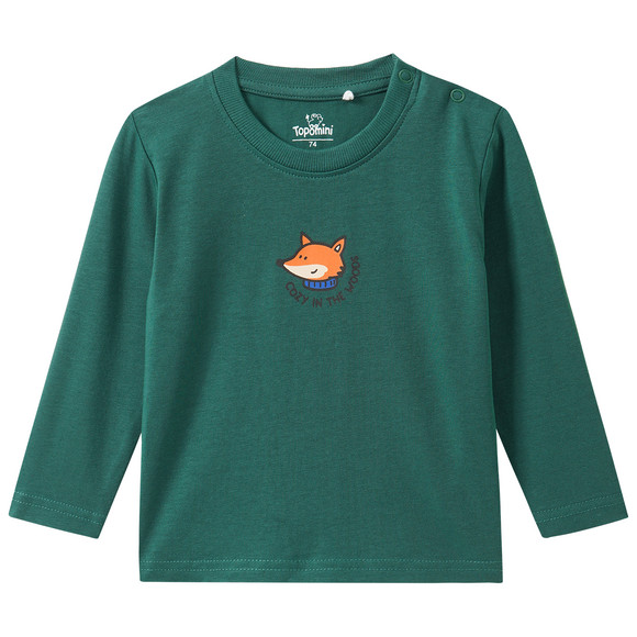 Baby-shirt met lange mouwen en print