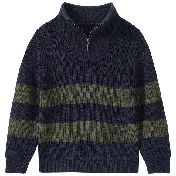 Jungen Strick-Troyer mit Streifen