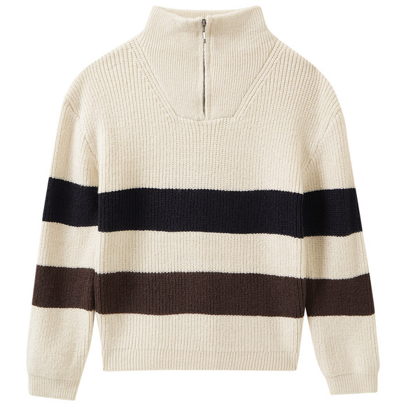 Jungen Strick-Troyer mit Streifen