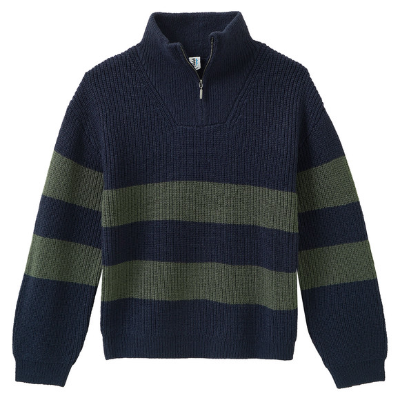 Jungen Strick-Troyer mit Streifen