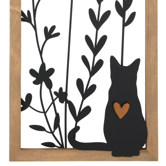 Wandbild mit Holzrahmen