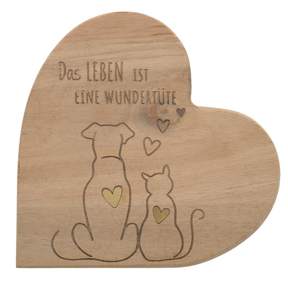 Deko-Aufsteller aus Holz