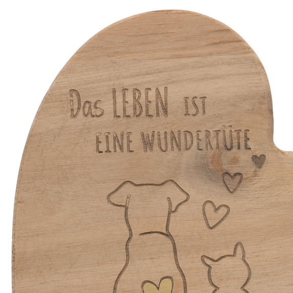 Deko-Aufsteller aus Holz