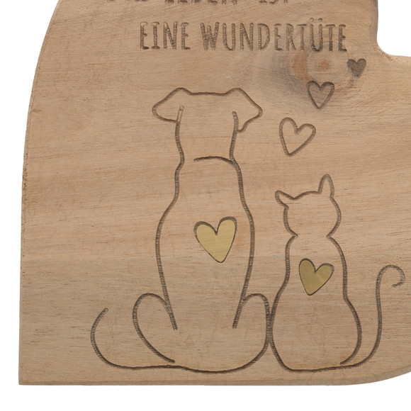 Deko-Aufsteller aus Holz