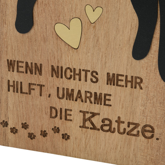 Deko-Aufsteller aus Holz