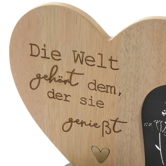 Deko-Aufsteller in Herz-Form