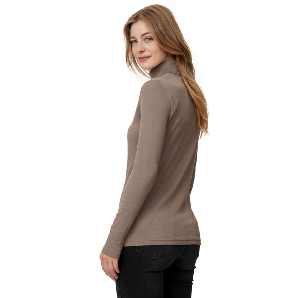Damen Langarmshirt mit Rollkragen