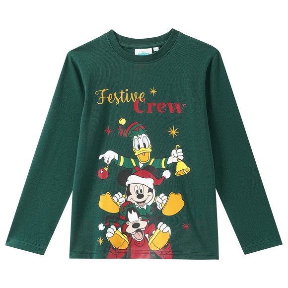 Micky Maus Weihnachtsshirt mit Print
