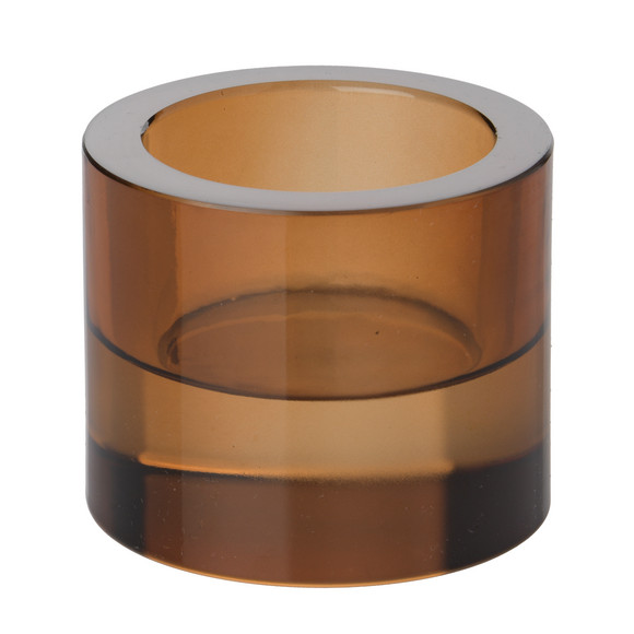 Teelichthalter aus Glas